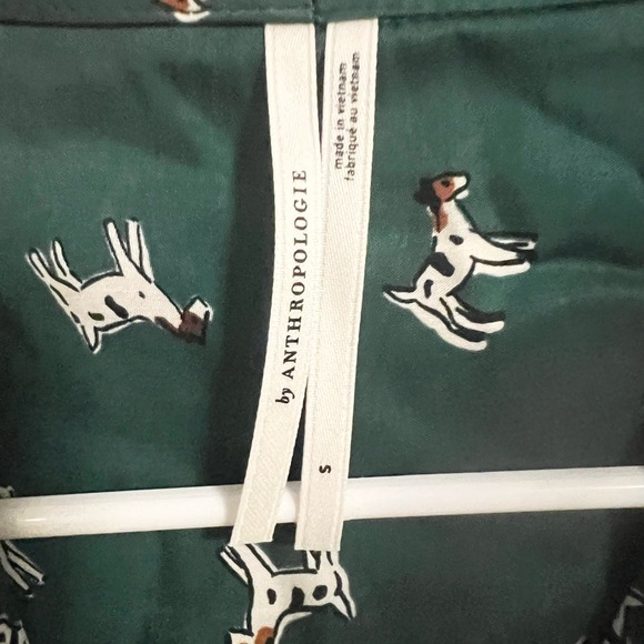 NWT Anthropologie Silky Pajama Top and Shorts - Picture 5 of 12